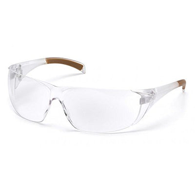Carhartt CH110S  Safety Products Billings Safety Glasses, Clear Lens with Clear Temples, Clear