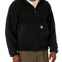 Carhartt Men's Rain Defender Relaxed Fit Fleece Reversible Jacket