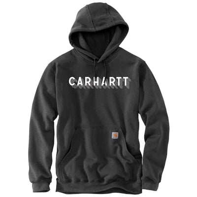 Carhatt Mens Rain Defender Loose Fit Midweight Logo Graphic Sweatshirt
