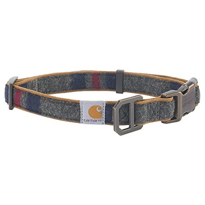 Carhartt P000034 Fully Adjustable Nylon Webbing Collars for Dogs, Reflective Stitching for Visibility