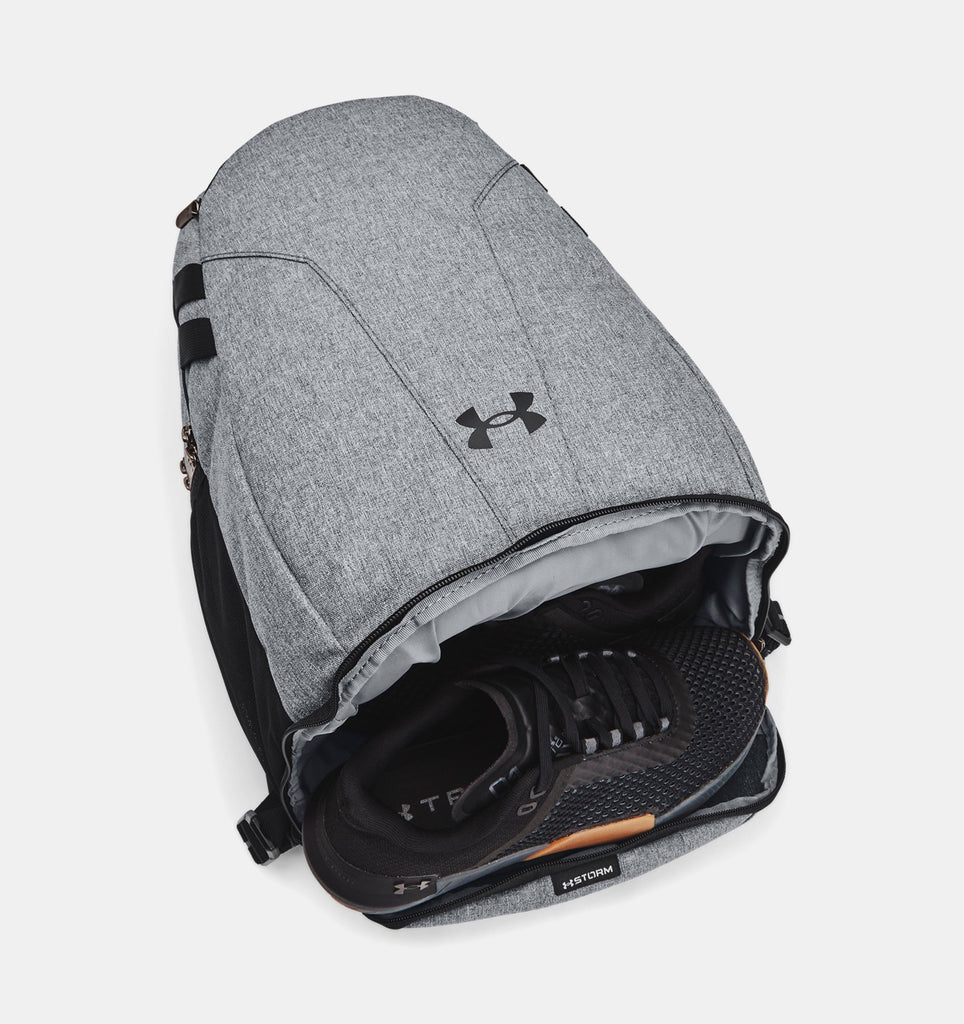Under Armour Hustle Backpack, Mid Navy