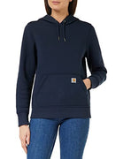 Carhartt 102790 Women's Clarksburg Pullover Sweatshirt (Regular and Plus Sizes), Navy, X-Large