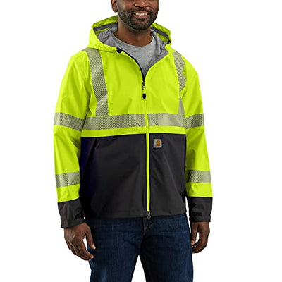 Carhartt 105300 Men's High-Visibility Storm Defender Loose Fit Midweight Class 3 Jacket