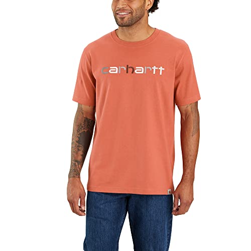 Carhartt Relaxed Fit Heavyweight Short Sleeve Logo Graphic T-Shirt