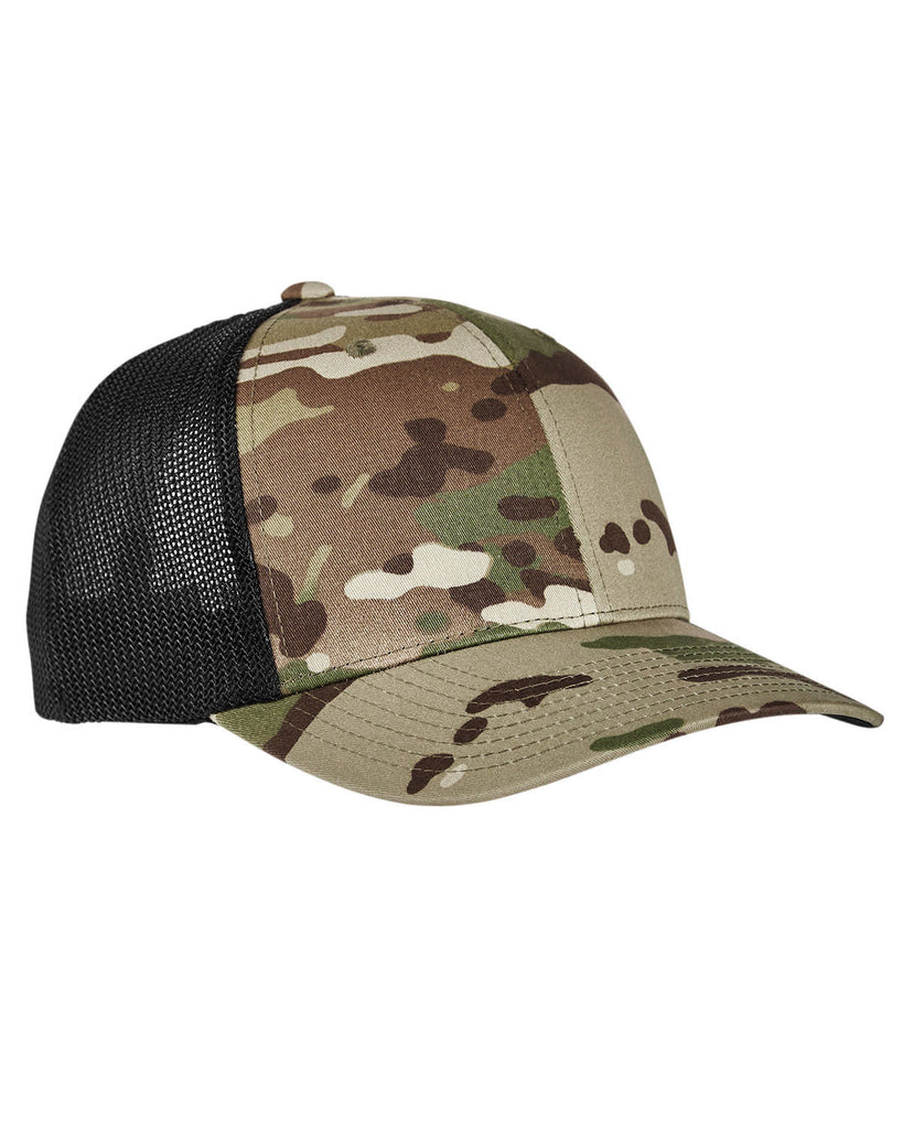 Yupoong 6511MC Adult Flexfit® Multicam® Trucker Mesh Cap Rugged