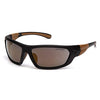 Carhartt CHB291 Gear Carbondale Antique Mirror Polarized Lens - One Size Fits All - Black