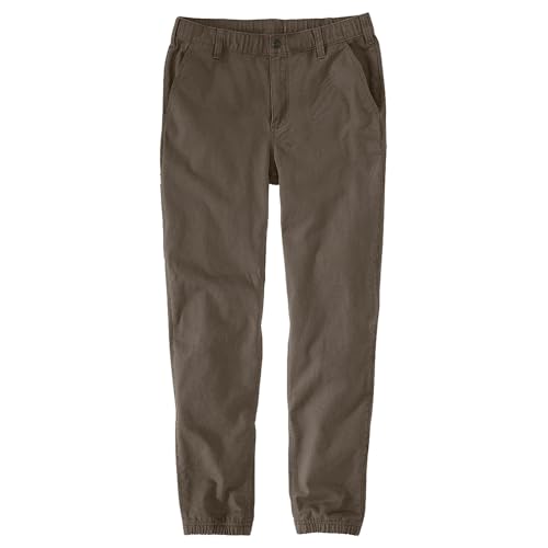 Carhartt 106889 Men's Rugged Flex® Relaxed Fit Canvas Jogger Pant - 40W x Regular - Tarmac