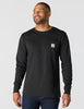 Carhartt mens Relaxed Fit Heavyweight Long-sleeve Pocket C Graphic T-shirt