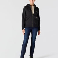 Carhartt womens Relaxed Fit Midweight Sherpa-lined Full-zip Sweatshirt
