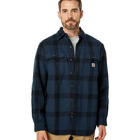 Carhartt 105439 Men's Loose Fit Heavyweight Flannel Long-Sleeve Plaid Shirt