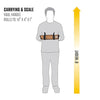 Carhartt 18 Pocket Utility Roll Bag, Durable Water-Resistant Tool Organization Roll