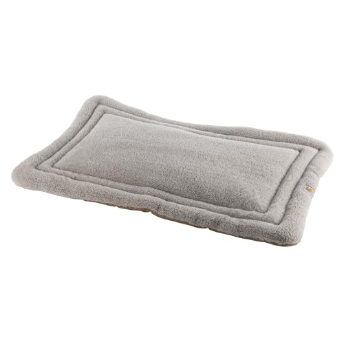 Carhartt P0000311 Durable Firm Duck Sherpa Top Dog Napper Pad, Washable Duck Canvas Pads for Dogs