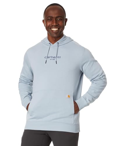 Carhartt 105569 Men's Force® Relaxed Fit Lightweight Logo Graphic Sweat - 2X-Large Tall - Neptune