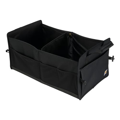 Carhartt C0001438 Universal Collapsible Cargo Organizer, Portable Accessory Storage for Automotives, Black, One Size
