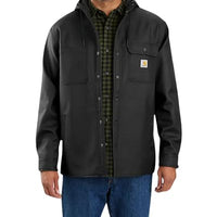 Carhartt 105022 Men's Rain Defender Relaxed Fit Heavyweight Hooded Shirt Jacket