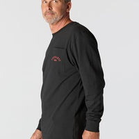 Carhartt Men's Loose Fit Heavyweight Long-Sleeve Pocket Longhorn Graphic T-Shirt