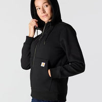 Carhartt womens Relaxed Fit Midweight Sherpa-lined Full-zip Sweatshirt