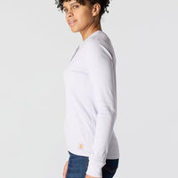 Carhartt Women's Tencel Fiber Series Relaxed Fit Long-Sleeve Ribbed Henley