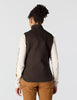 Carhartt Women's Relaxed Fit Washed Duck Sherpa-Lined Mock-Neck Vest