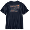 Carhartt Men's Relaxed Fit Lightweight Short-Sleeve Tape Graphic T-Shirt