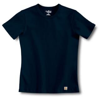 Carhartt WK002 Women's Short Sleeve Crewneck T-Shirt Sm Midnight - Midnight