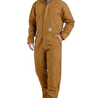 Carhartt 104396 Mens Loose Fit Washed Duck Insulated Coverall