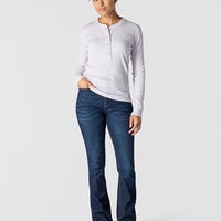 Carhartt Women's Tencel Fiber Series Relaxed Fit Long-Sleeve Ribbed Henley