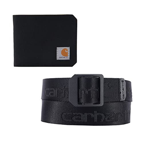 Carhartt A0005780 Men's Belt and Wallet Gift Pack