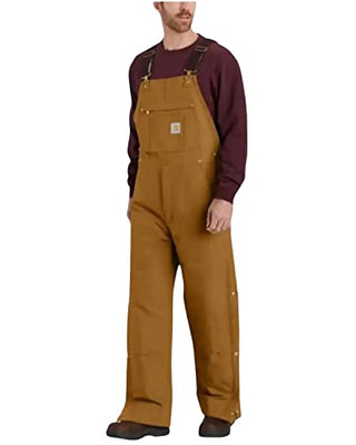 Carhartt 106672 Men's Loose Fit Firm Duck Insulated Bib Overall