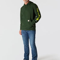 Carhartt Men's Flame Resistant Force Loose Fit Midweight Logo Sleeve Graphic Sweatshirt, Mountain View, XX-Large