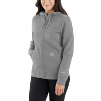 Carhartt 105284 Women's Flame Resistant Force Relaxed Fit Midweight Zip-Front Sweatshirt