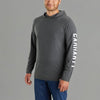 Carhartt 106654 Force Relaxed Fit Midweight Long-Sleeve Logo Graphic Hooded T-Shirt Carbon Heather