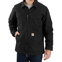 Carhartt 104293 Men's Loose Fit Washed Duck Sherpa-Lined Coat