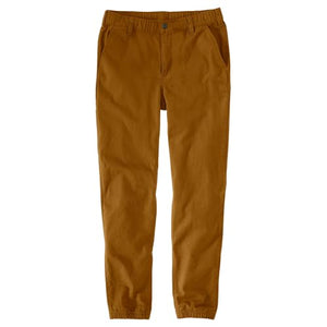 Carhartt 106889 Men's Rugged Flex® Relaxed Fit Canvas Jogger Pant - 36W x Regular - Carhartt Brown