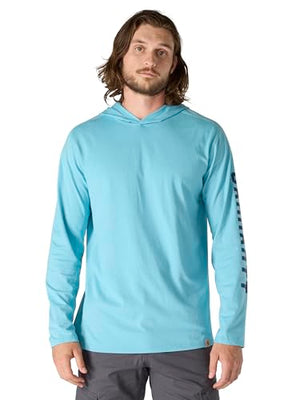 Carhartt 106654 Men's Force Relaxed Fit Midweight Long-Sleeve Logo Graphic Hooded T-Shirt