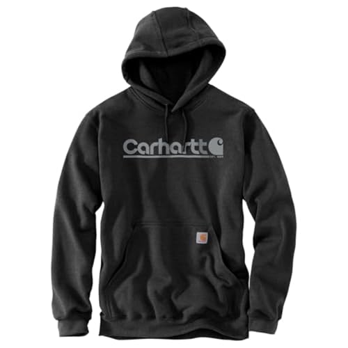 Carhartt 106793 Men's Rain Defenderloose Fit Midweight Logo Graphic Sweatshirt