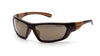 Carhartt Gear CHB291 Carbondale Antique Mirror Polarized Lens - One Size Fits All - Black