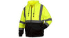 Rugged 70792 Outfitters Hi-Vis Full Zip Sweatshirt Style (Safety Green, 4X-Large)