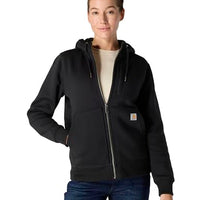 Carhartt womens Relaxed Fit Midweight Sherpa-lined Full-zip Sweatshirt