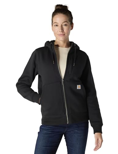 Carhartt womens Relaxed Fit Midweight Sherpa-lined Full-zip Sweatshirt