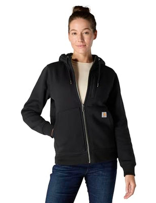 Carhartt womens Relaxed Fit Midweight Sherpa-lined Full-zip Sweatshirt