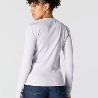 Carhartt Women's Tencel Fiber Series Relaxed Fit Long-Sleeve Ribbed Henley