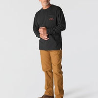 Carhartt Men's Loose Fit Heavyweight Long-Sleeve Pocket Longhorn Graphic T-Shirt