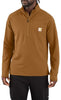 Carhartt 106423 Men's Force Relaxed Fit Mock Neck Half-Zip T-Shirt