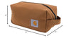 Carhartt B0000555 Durable Organizer, Pack Essentials with The PFAS Free Toiletry Bag, Travel Kit Brown, One Size