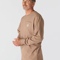 Carhartt Men’s Loose Fit Heavyweight Long-Sleeve Pocket Deer Graphic T-Shirt