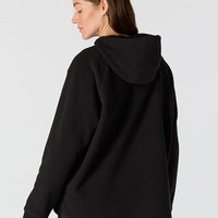 Carhartt Women's Force Oversized-fit Fleece Hooded Sweatshirt