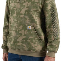 Carhartt 106389 Men's Loose Fit Midweight Camo Logo Graphic Sweatshirt