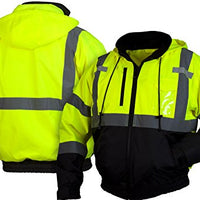 Pyramex RJ3210 Series Lumen X Class 3 Fleece Bomber Safety Jacket