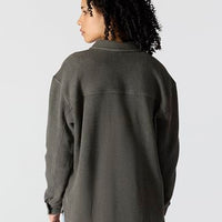 Carhartt Women's Oversized-fit Heavyweight Waffle Knit Shirt